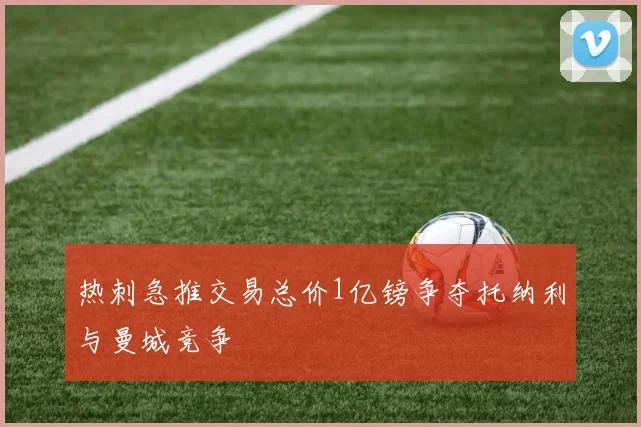 热刺急推交易总价1亿镑争夺托纳利与曼城竞争